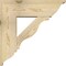 Ekena Millwork Funston Traditional Rough Sawn Bracket w/ Offset Brace, Douglas Fir, 8"W x 24"D x 24"H BKT0806X24X24FST01RDF - alternate 2